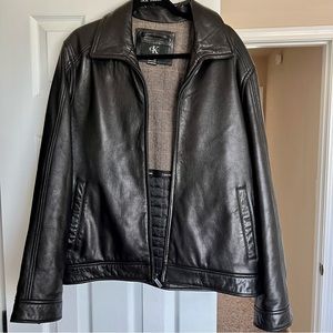 Calvin Klein leather jacket